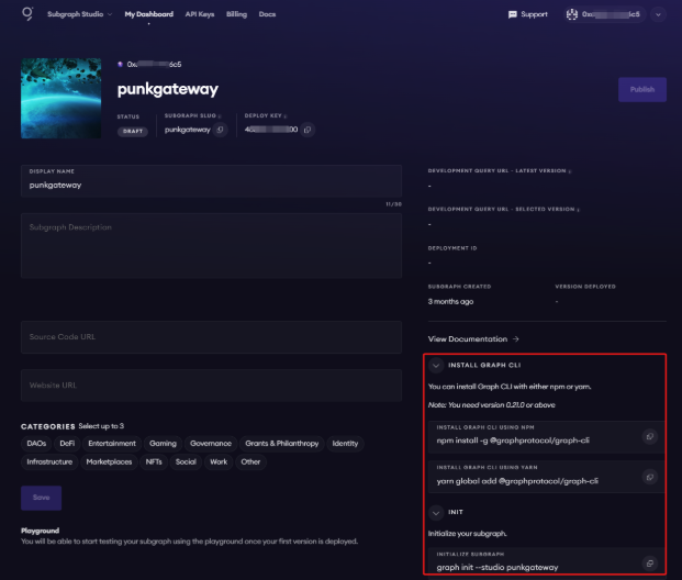 Subgraph Commands